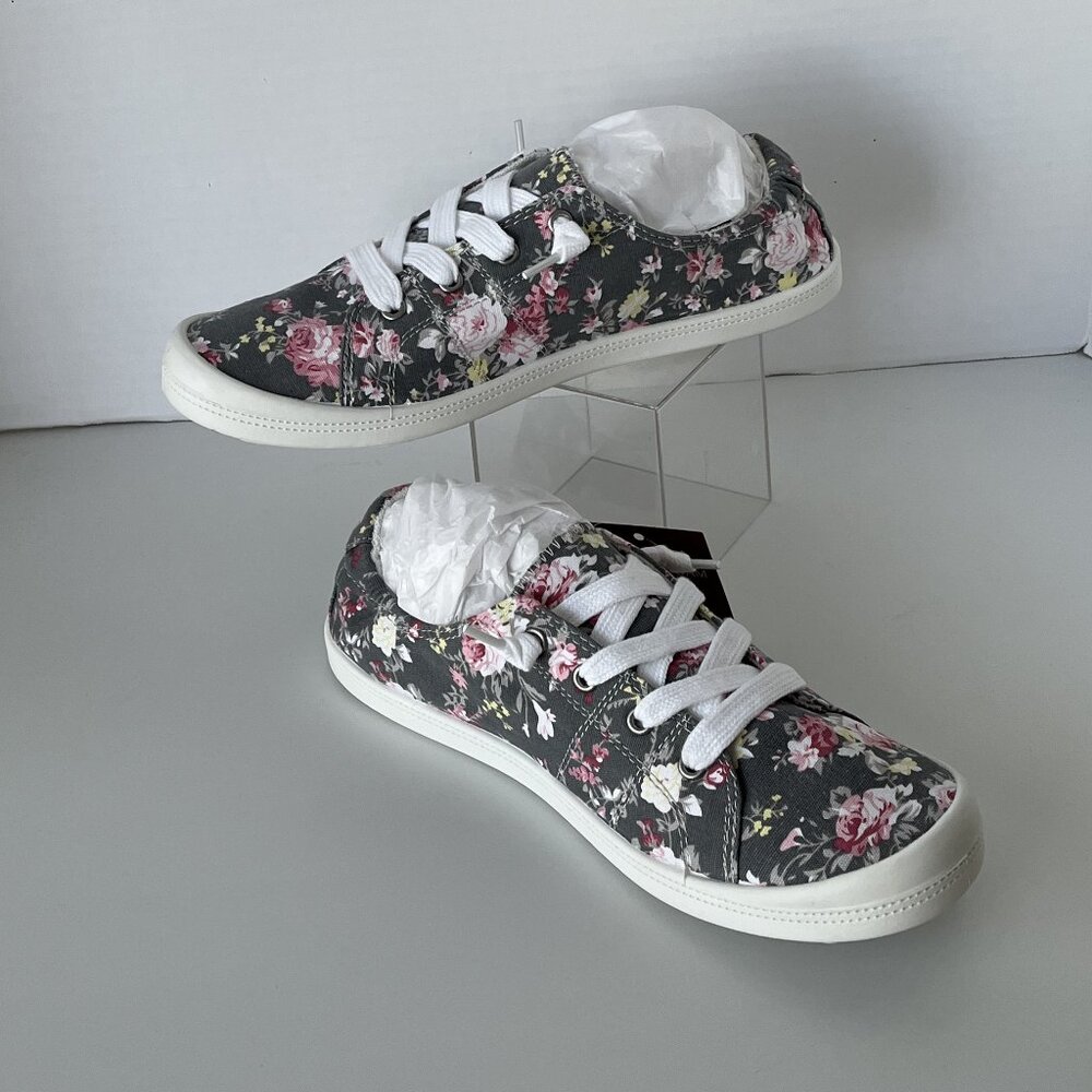 So Floral Comfy Memory Foam Sneakers Women's Size 11-NWT- Rare